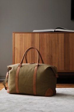 Logo trade promotional products picture of: VINGA Bosler RCS recycled canvas weekend bag