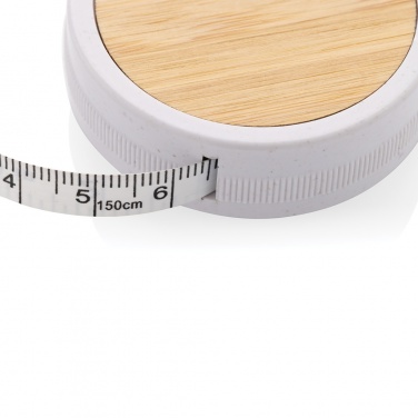 Logo trade promotional merchandise picture of: RCS recycled plastic & bamboo tailor tape