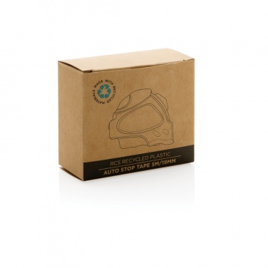 Logo trade corporate gifts picture of: RCS recycled plastic Auto stop tape 5M/19mm