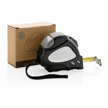 Logo trade business gifts image of: RCS recycled plastic Auto stop tape 8M/25mm