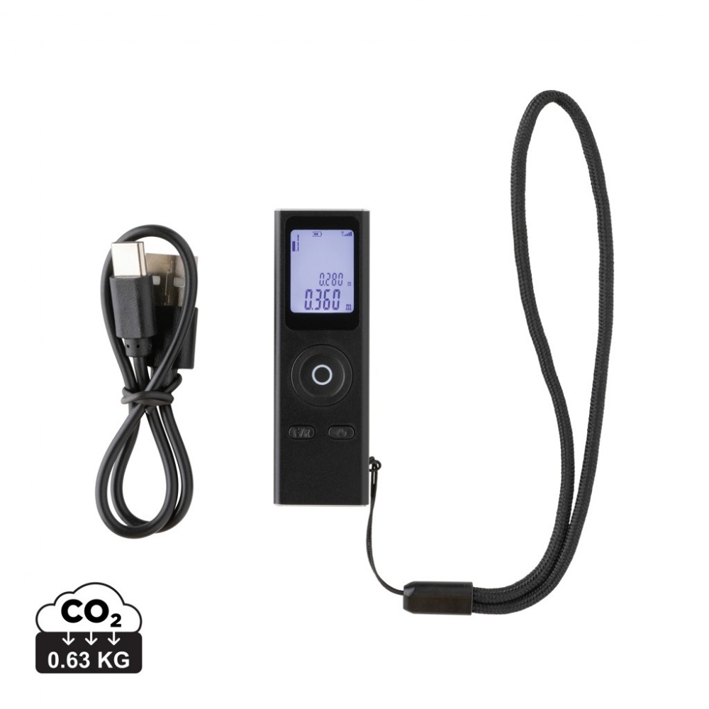 Logotrade promotional product picture of: Gear X RCS recycled aluminum 30 metre laser measure