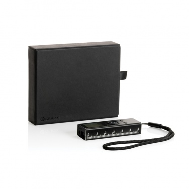 Logo trade promotional merchandise image of: Gear X RCS recycled aluminum 30 metre laser measure