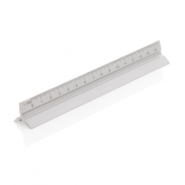 Logotrade promotional merchandise photo of: 15cm. Aluminum triangular ruler
