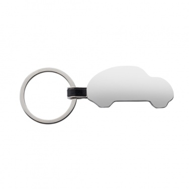 Logo trade promotional merchandise photo of: RCS recycled zinc alloy car keyring