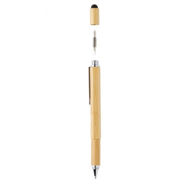 Logo trade corporate gifts picture of: Bamboo 5-in-1 toolpen