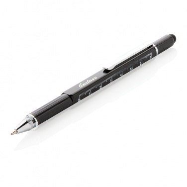 Logotrade promotional item picture of: 5-in-1 aluminium toolpen