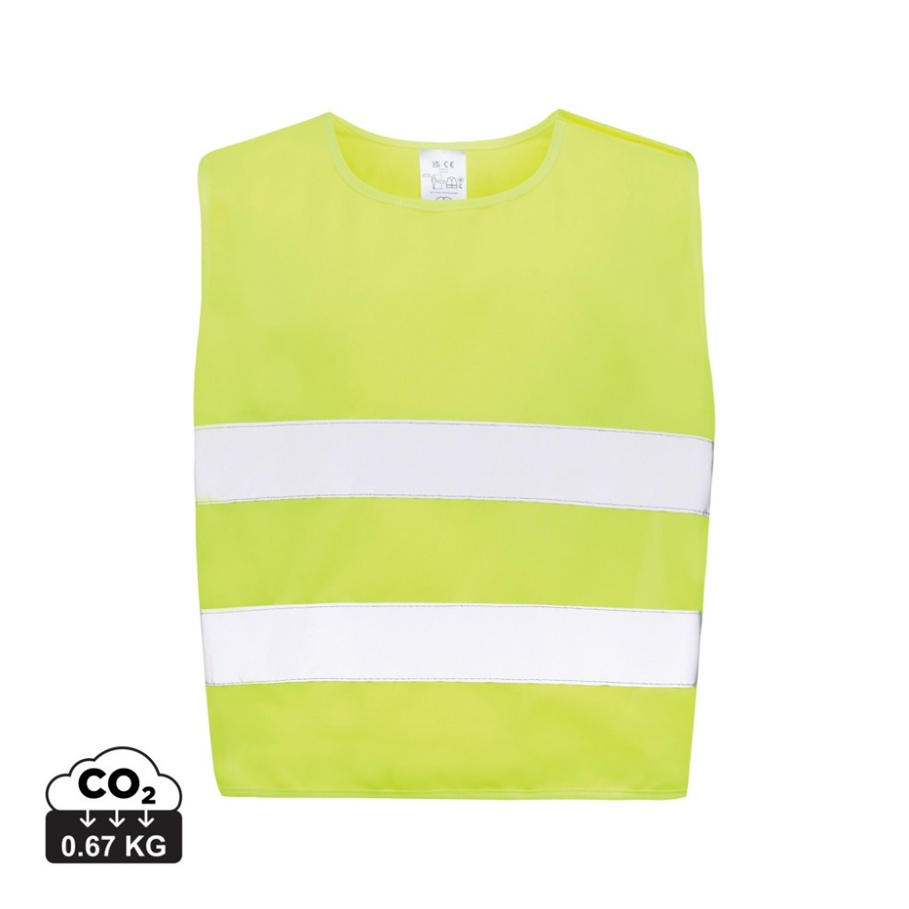 Logo trade promotional giveaway photo of: GRS recycled PET high-visibility safety vest 3-6 years