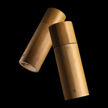 Logotrade advertising products photo of: Ukiyo bamboo salt and pepper mill set