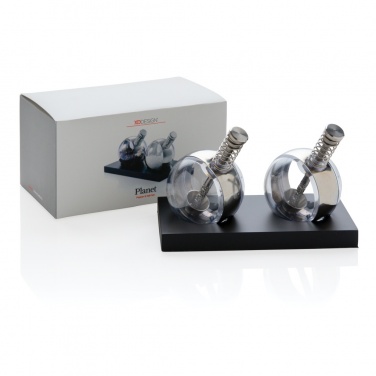 Logo trade promotional giveaways picture of: Planet pepper & salt set
