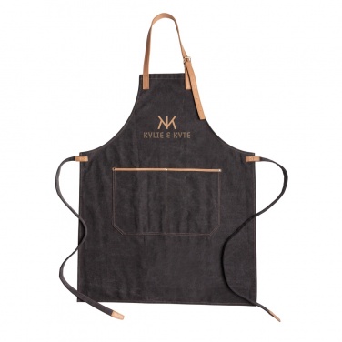 Logotrade promotional item picture of: Deluxe canvas chef apron