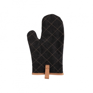 Logo trade promotional merchandise image of: Deluxe canvas oven mitt