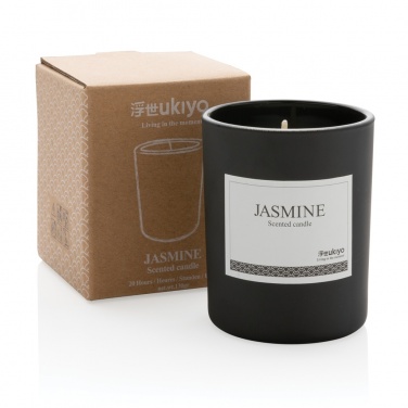 Logo trade promotional item photo of: Ukiyo small scented candle in glass