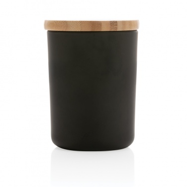 Logo trade corporate gift photo of: Ukiyo deluxe scented candle with bamboo lid
