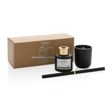 Logo trade promotional merchandise image of: Ukiyo candle and fragrance sticks gift set