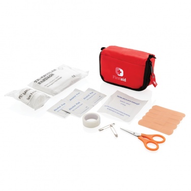 Logo trade business gift photo of: First aid set in pouch