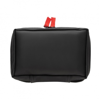 Logo trade business gifts image of: RCS recycled nubuck PU pouch  first aid set