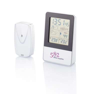 Logo trade promotional items picture of: Indoor/outdoor weather station