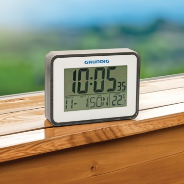 Logotrade promotional item image of: Grundig weatherstation alarm and calendar