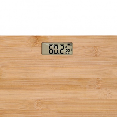 Logotrade promotional merchandise image of: Grundig Bamboo Digital Body Scale