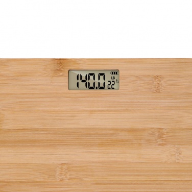 Logotrade promotional merchandise photo of: Grundig Bamboo Digital Body Scale