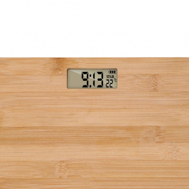 Logo trade promotional gift photo of: Grundig Bamboo Digital Body Scale