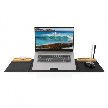 Logotrade promotional merchandise image of: Impact AWARE RPET Foldable desk organizer with laptop stand