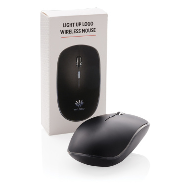 Logotrade promotional gift picture of: Light up logo wireless mouse