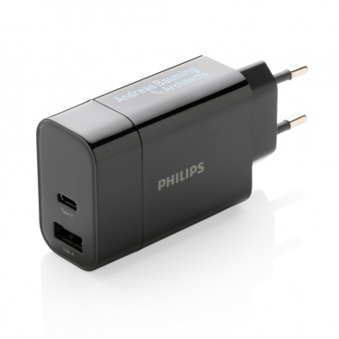 Logo trade business gift photo of: Philips ultra fast PD wall charger