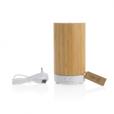 Logo trade corporate gifts image of: RCS recycled plastic and bamboo aroma diffuser