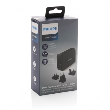 Logotrade promotional giveaway image of: Philips ultra fast PD travel charger