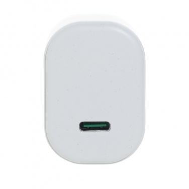 Logo trade promotional merchandise picture of: Surge RCS recyled PET 20W type C 3 pcs charging set