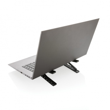 Logo trade promotional products image of: Terra RCS recycled aluminium universal laptop/tablet stand