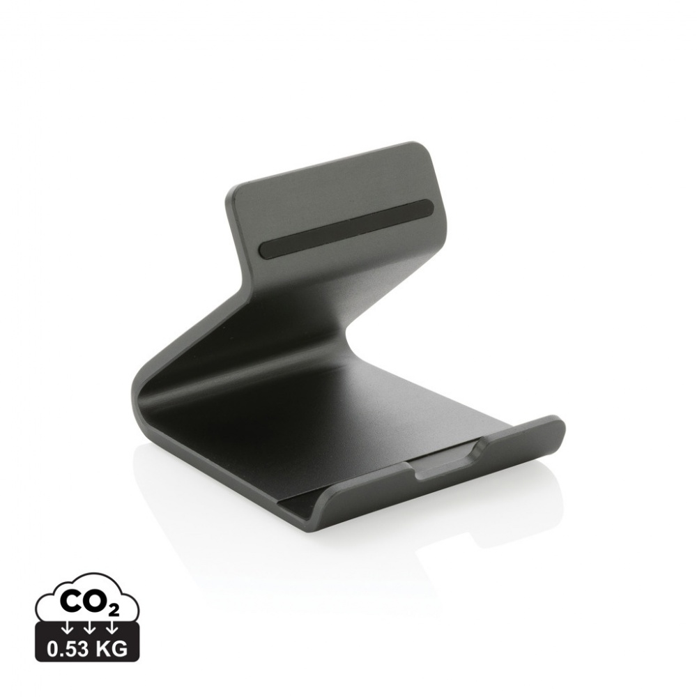 Logo trade promotional merchandise image of: Terra RCS recycled aluminium tablet & phone stand