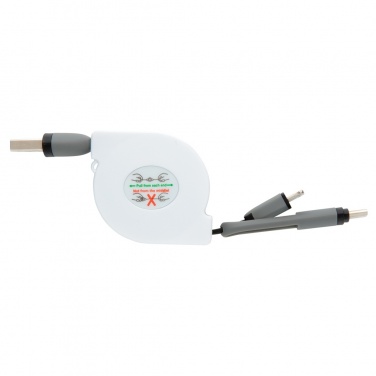 Logotrade promotional gift image of: 3-in-1 retractable cable