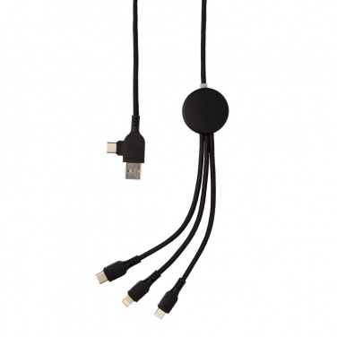 Logo trade promotional item photo of: Light up logo 6-in-1 cable