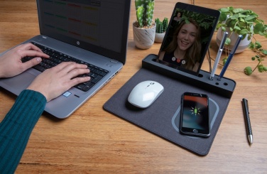 Logotrade promotional giveaway image of: Air mousepad with 5W wireless charging and USB
