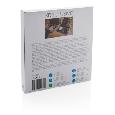 Logo trade promotional gift photo of: Air mousepad with 5W wireless charging and USB