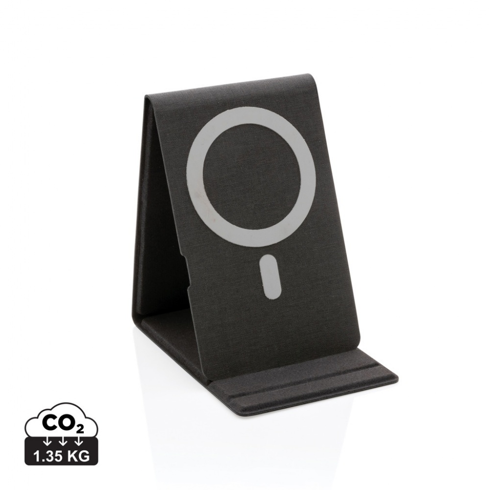 Logo trade promotional merchandise image of: Artic Magnetic 10W wireless charging phone stand