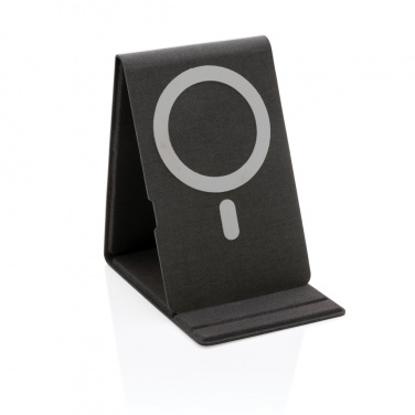 Logotrade promotional gift image of: Artic Magnetic 10W wireless charging phone stand