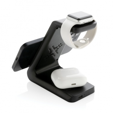 Logo trade business gifts image of: Urban Vitamin Fairfield 3 in1 RCS rplastic charger