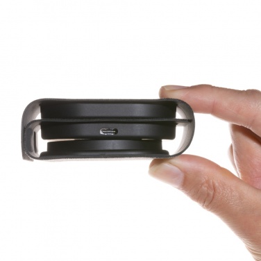 Logo trade promotional merchandise image of: Swiss Peak RCS rplastic 3-in-1 wireless 15W travel charger