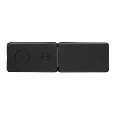 Logo trade promotional gift photo of: Swiss Peak RCS rPU 15W  3-in-1 magnetic wireless charger