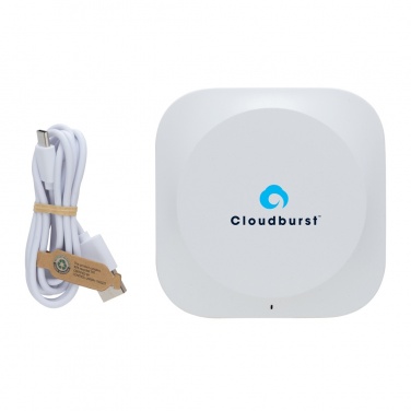 Logo trade advertising products picture of: Oregon RCS recycled plastic and cork 10W wireless