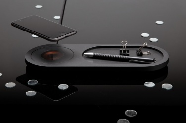 Logo trade promotional merchandise image of: Encore 10W wireless charging valet tray