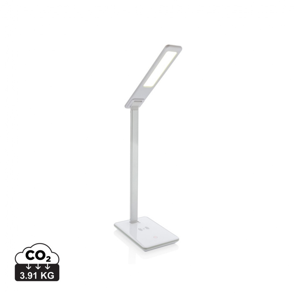Logo trade promotional giveaway photo of: 5W Wireless Charging Desk Lamp