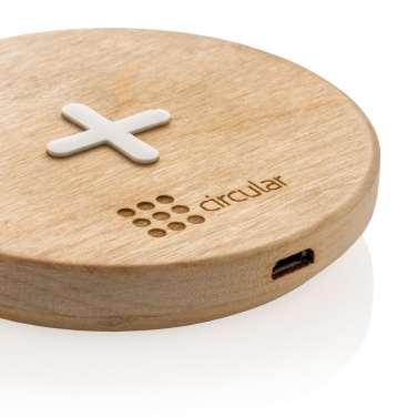 Logotrade promotional giveaway image of: 5W wood wireless charger