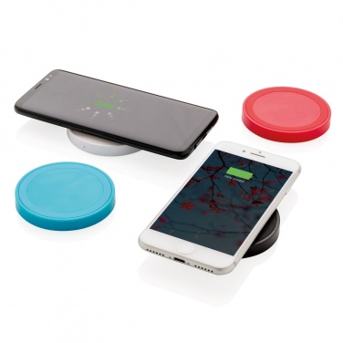 Logotrade promotional gift image of: 5W wireless charging pad round