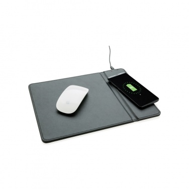 Logotrade promotional item image of: Mousepad with 5W wireless charging
