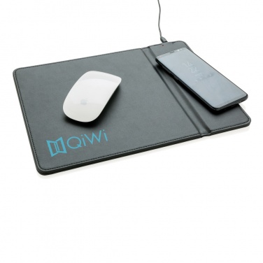 Logo trade promotional items image of: Mousepad with 5W wireless charging