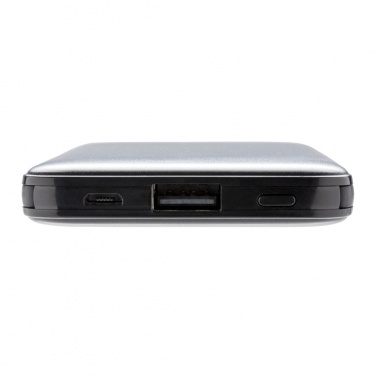 Logo trade advertising products image of: 5.000 mAh Pocket Powerbank with integrated cables